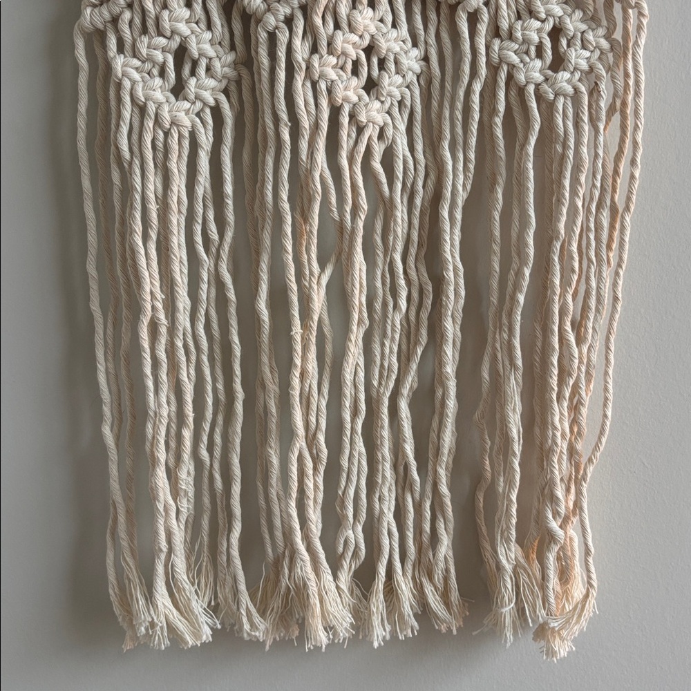 Macrame Wall Hanging Decor - Picture 3 of 3